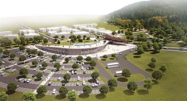 Vizualizace nového vstupního areálu brněnské zoo