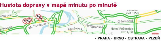 HUSTOTA DOPRAVY ON-LINE: situace během stávky 16. června 2011
HUSTOTA DOPRAVY ON-LINE: situace během stávky 16. června 2011