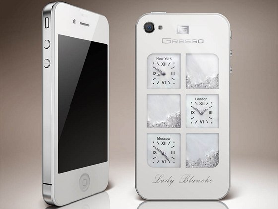  iPhone 4 Gresse Lady Blanche 