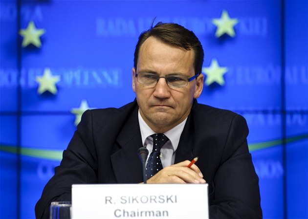 Polský ministr zahraničí Radoslaw Sikorski
