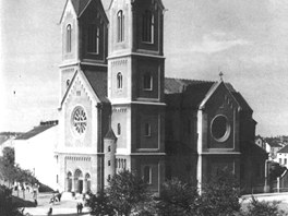 Historický pohled na kostel sv. Jana Nepomuckého