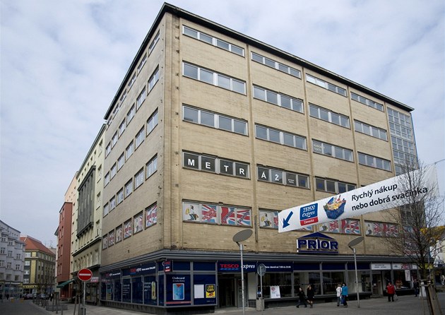 Sídlo někdejšího slavného obchodního domu Bachner je dnes ze značné části Sídlo někdejšího slavného obchodního domu Bachner je dnes ze značné části