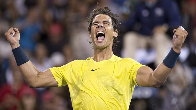 Radost Rafaela Nadala na turnaji v Montrealu