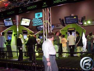 Expozice Xboxu na nejvýznamnějším IT veletrhu Comdex Fall 2001 v Las Vegas