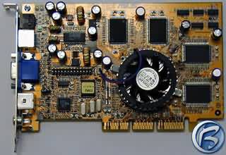 Čelní pohled na grafickou kartu Asus V7700-Deluxe GTSL
