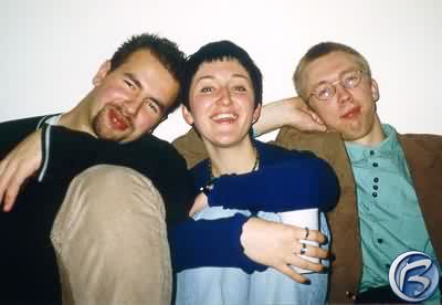Ramunas Urbonas (vlevo) a Henrikas Simonavicius (vpravo). Té slečny mezi nimi si prý nemáme vůbec všímat :-)