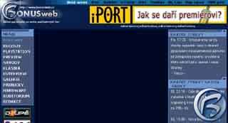 Jeden z návrhů na nový design BonusWebu