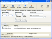 Advanced Office Password Recovery - větší obrázek z programu