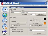 AlfaClock - větší obrázek z programu