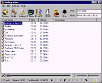 AudioGrabber - větší obrázek z programu