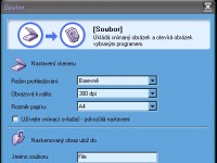 CanoScan Toolbox - větší obrázek z programu