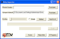 Ditty Importer - větší obrázek z programu