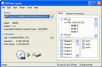 DVD Decrypter - větší obrázek z programu