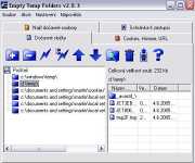 Empty Temp Folders - větší obrázek z programu