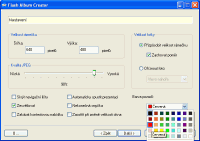 Flash Album Creator - větší obrázek z programu