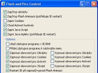 Flash and Pics Control - větší obrázek z programu