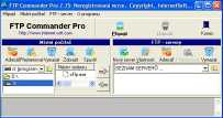 FTP Commander - větší obrázek z programu
