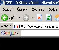 Google Toolbar - větší obrázek z programu
