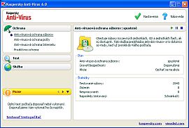 Kaspersky Anti-Virus 6 - větší obrázek z programu