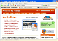 Mozilla Firefox - větší obrázek z programu