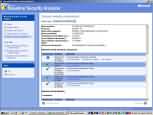 Microsoft Baseline Security Analyzer - větší obrázek z programu
