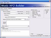 Music NFO Builder - větší obrázek z programu