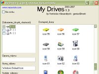 My Drives - větší obrázek z programu