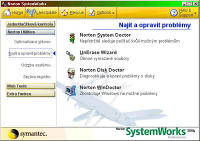 Norton SystemWorks 2004 - větší obrázek z programu