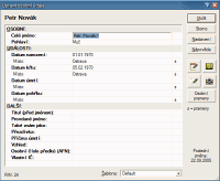 Personal Ancestral File - větší obrázek z programu