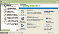 Registry Mechanic - větší obrázek z programu