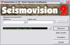 Seismovision - větší obrázek z programu