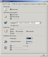 Simple DivX - větší obrázek z programu