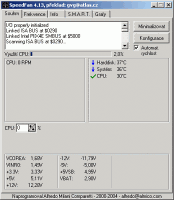 SpeedFan 4.13 - větší obrázek z programu
