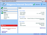 Steganos Internet Security 2007 - větší obrázek z programu