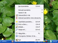Stickies - větší obrázek z programu