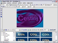 Ulead COOL 3D - větší obrázek z programu