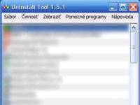 Uninstall Tool - větší obrázek z programu