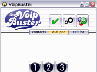 VoipBuster - větší obrázek z programu