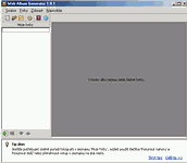 Web Album Generator - větší obrázek z programu