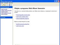 Web Album Generator - větší obrázek z programu