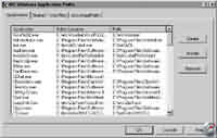 AppPaths for Windows 95/NT - větší obrázek z programu
