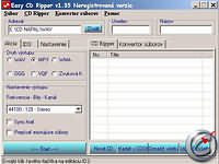 Easy CD Ripper - větší obrázek z programu
