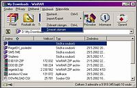 WinRAR - větší obrázek z programu