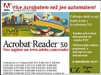 Adobe Acrobat Reader 5.0 - větší obrázek z programu