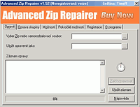 Advanced ZIP Repairer - větší obrázek z programu