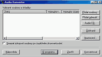 Audio Converter - větší obrázek z programu