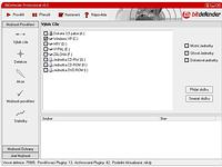 BitDefender Professional - větší obrázek z programu