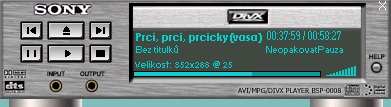BSPlayer - ovládání
