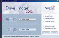 Drive Image 2002 - větší obrázek z programu