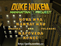 Duke Nukem: Manhattan Project - větší obrázek z přeložené části hry